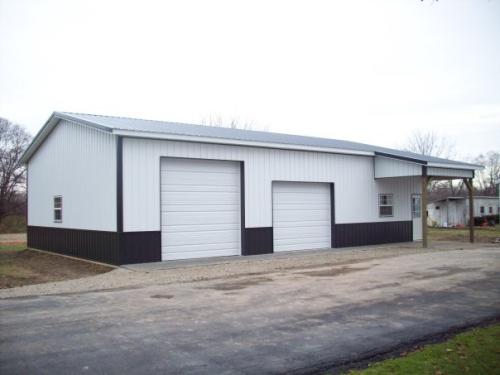 30'x48' with small porch in Oregonia, Ohio