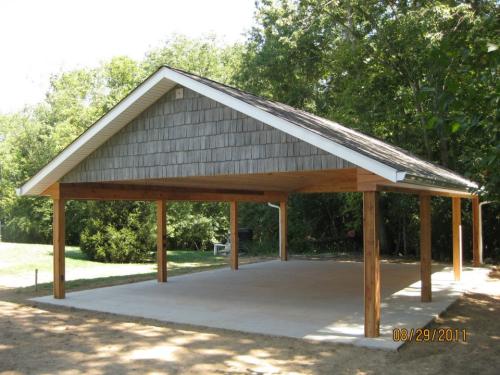 Nice custom cedar lined shelter!
