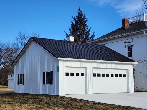 32'x30' garage addition with drive access and breezeway to home!