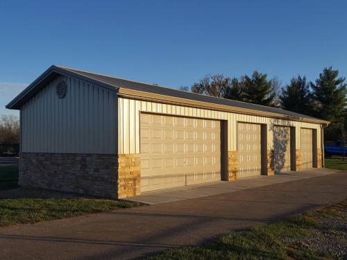 Mason Sports Park baseball storage building