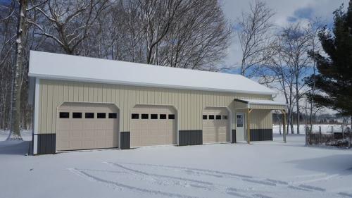 Morley Pole Barn for storage in Pleasant Plain, Ohio